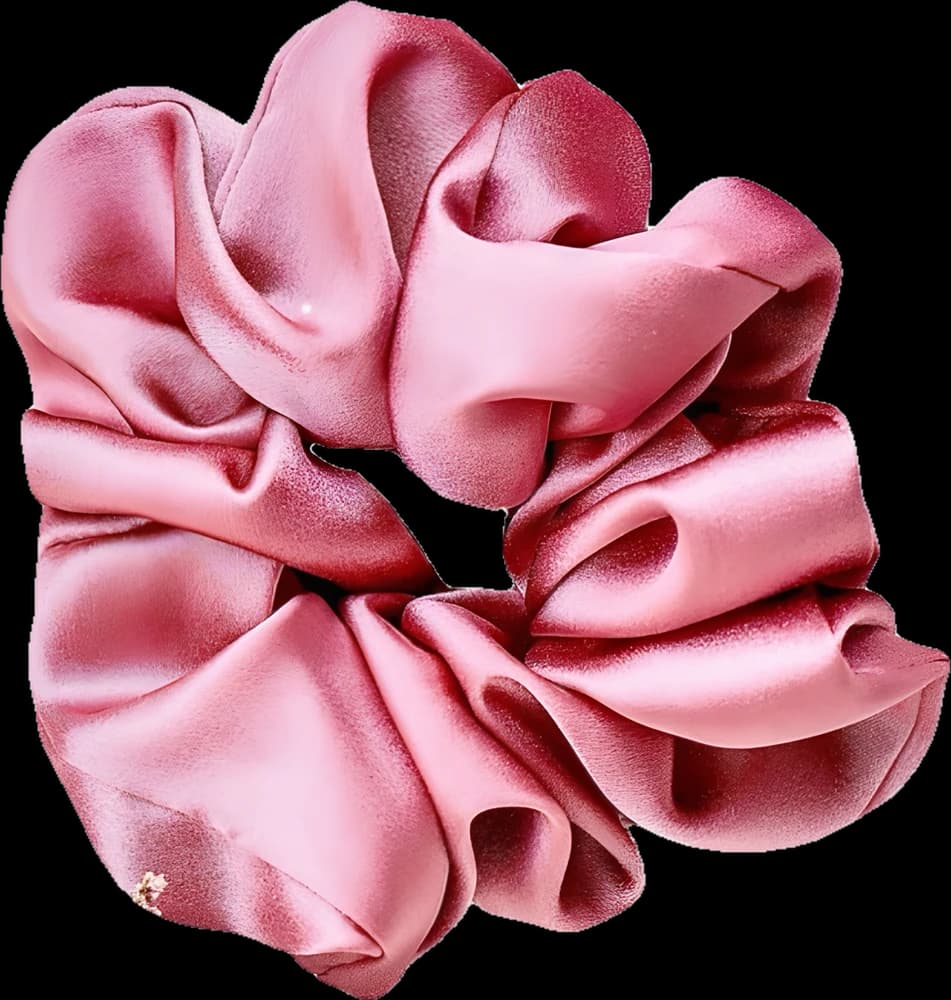 Hedvábná scrunchie DUSTY PINK