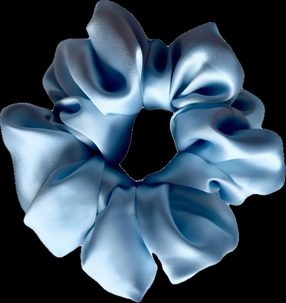 Hedvábná scrunchie ICE ICE BABY