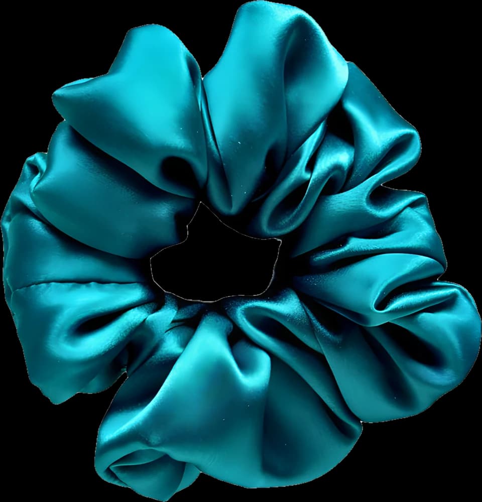 Hedvábná scrunchie OCEAN VIBES